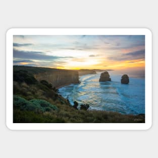 Gog and Magog from the 12 Apostles, Port Campbell National Park, Victoria, Australia. Sticker